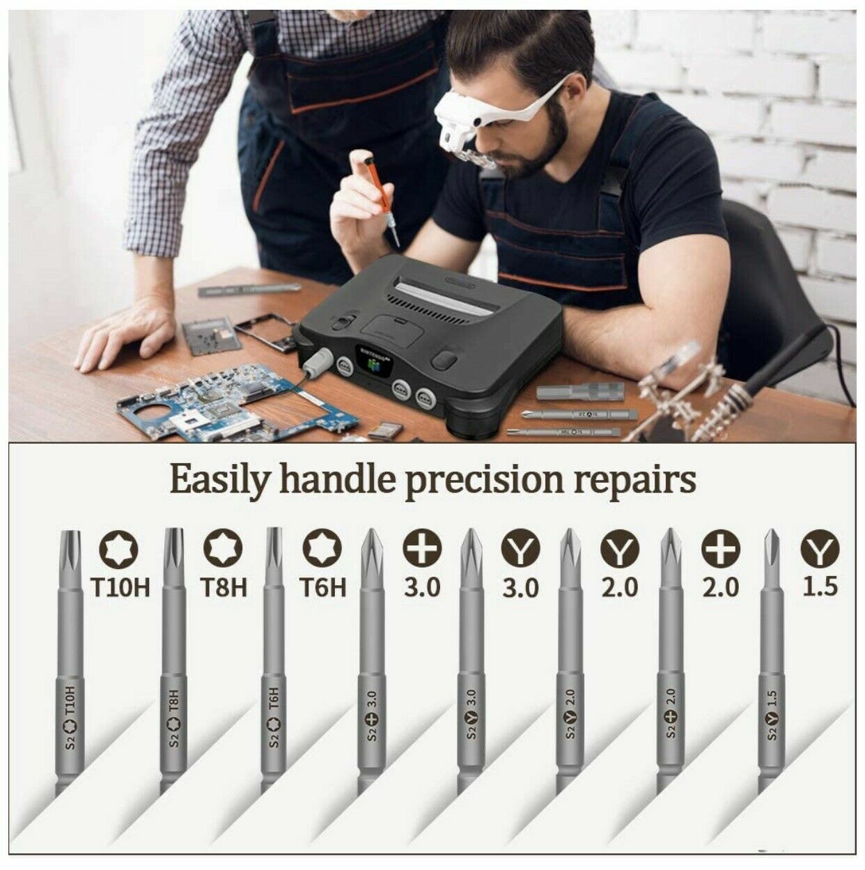 Triwing Nintendo switch 17 Pcs Tool Set Security Game Bit Repair Kit Joy-con Scr