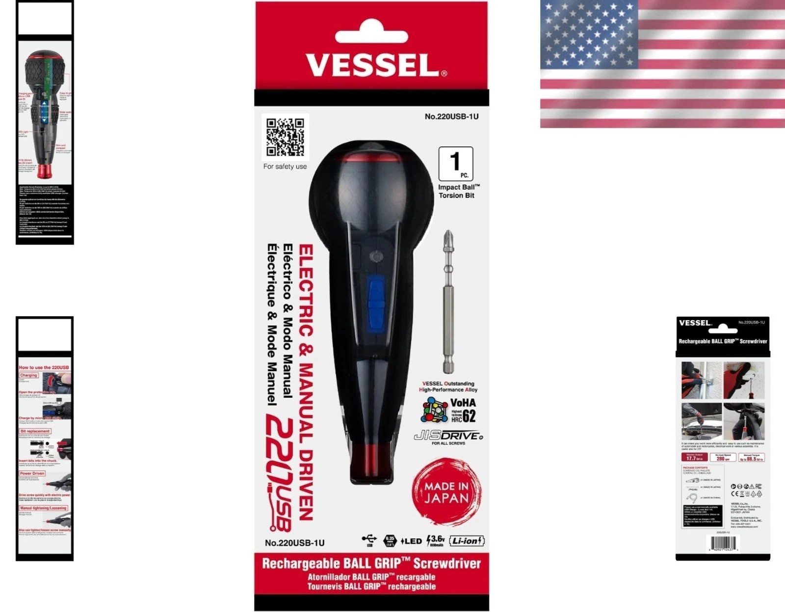 e-ASSIST Dual-Mode Screwdriver | High Torque, Built-in LED Light, Lightweight