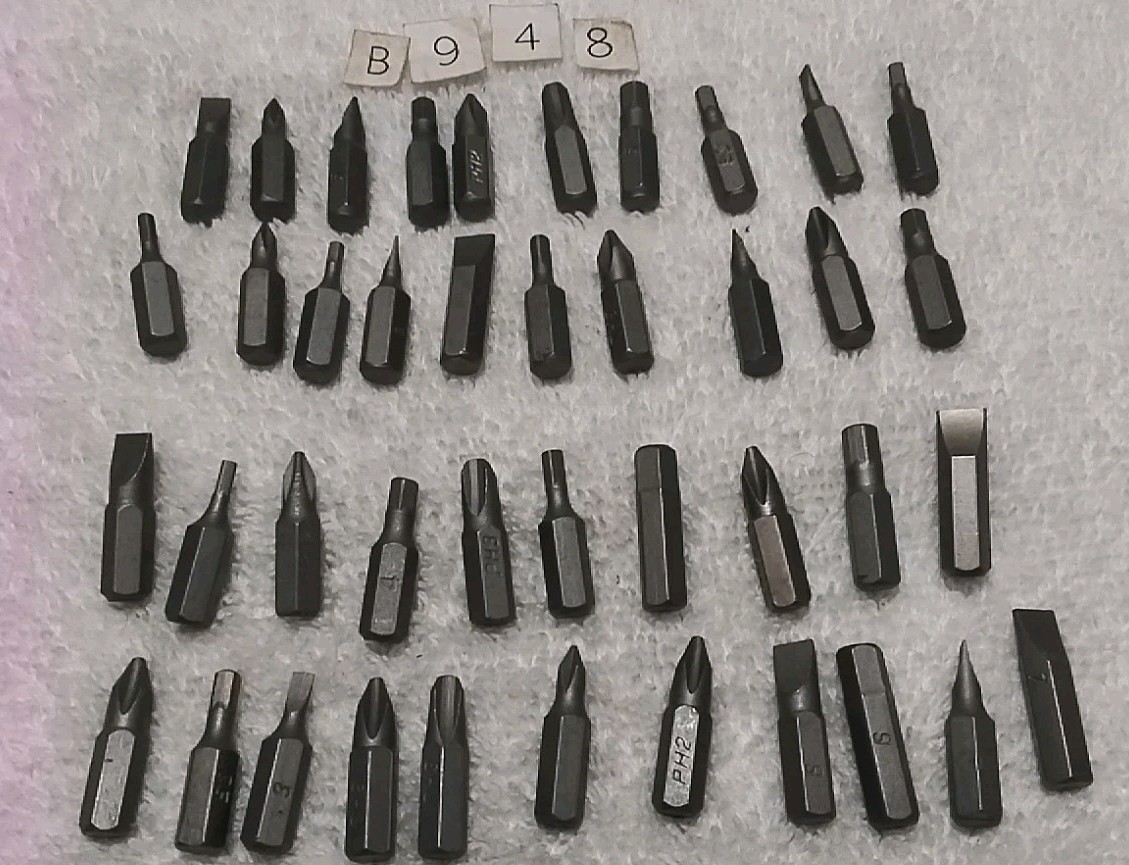 40pc. ASSORTED SIZES HEX DRIVER BIT SET