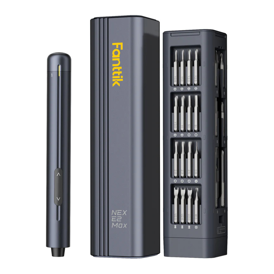 Fanttik E2 MAX Precision Electric Screwdriver – Max 0.4N.m, 50 Magnetic Bits