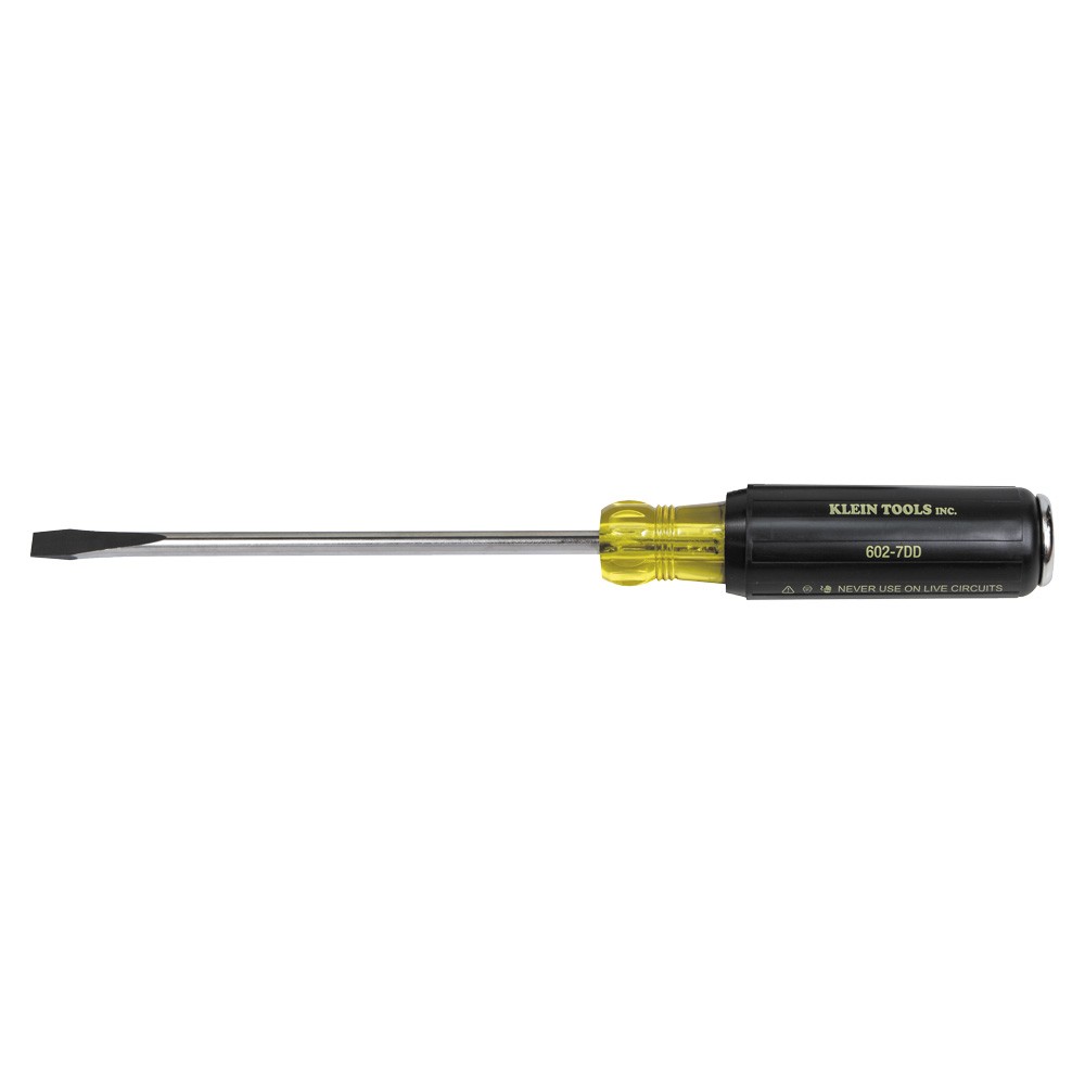 KLEIN TOOLS 602-7DD 5/16-Inch Keystone Demolition Driver, 7-Inch Round Shank