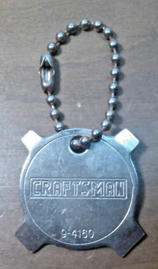Vintage! Craftsman Key Chain Screwdriver! The Greatest Name in Tools! # 9-4160