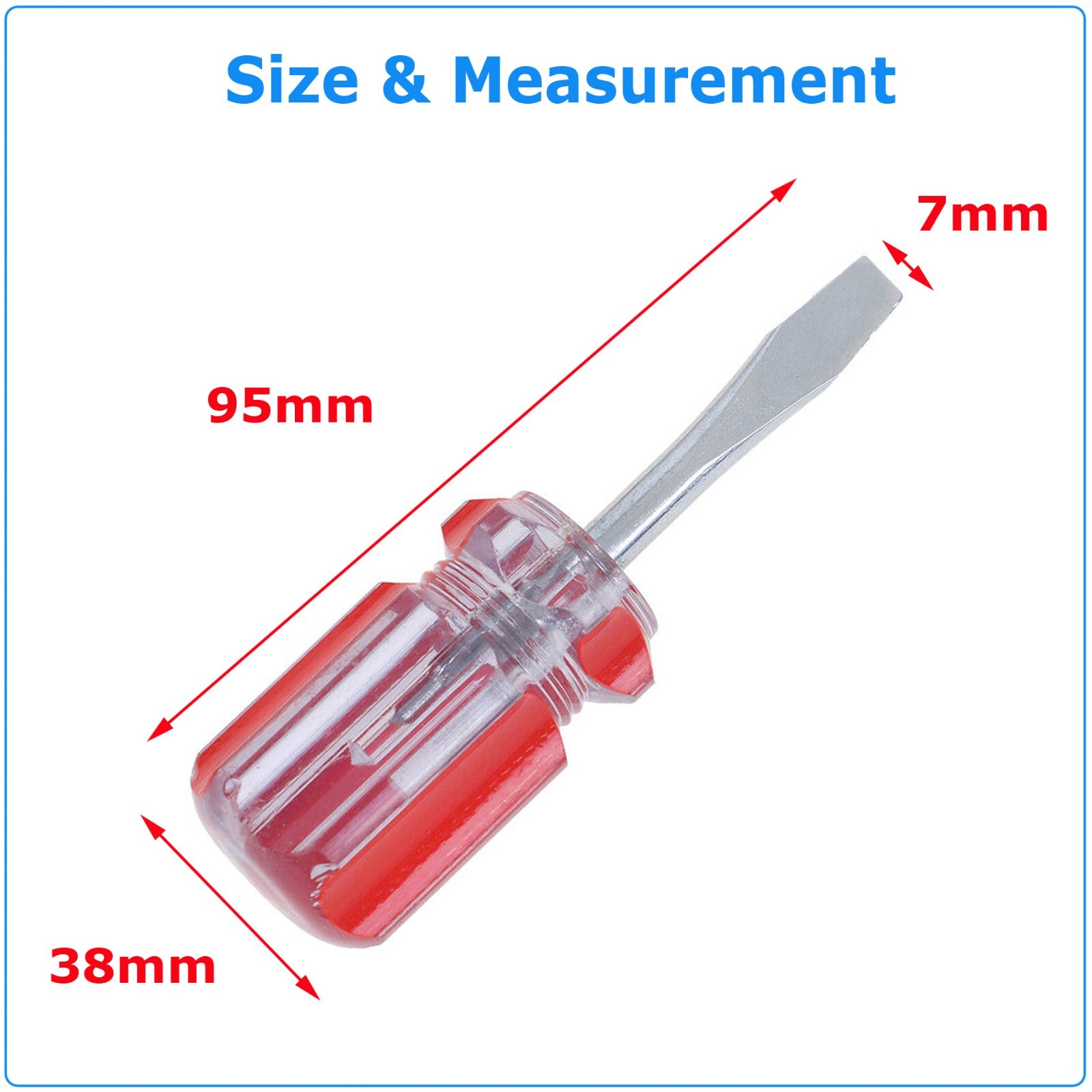 2X Small Mini Flathead Phillips Slotted Screwdriver Stubby Tight Space Tools Set