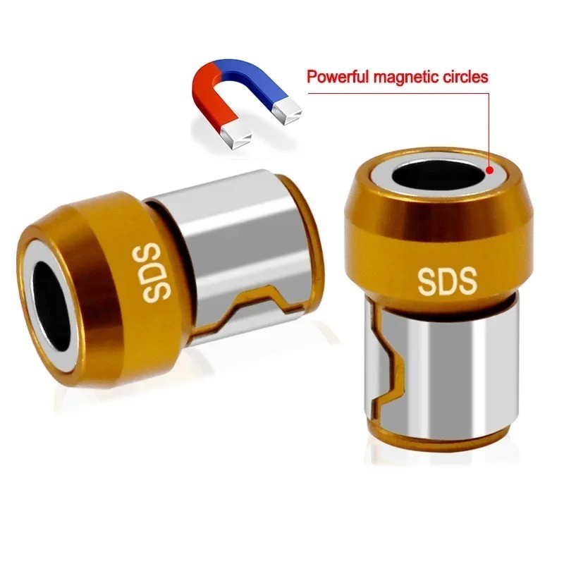 Screwdriver Head Magnetic Ring Pivoting Bit Tip Screw Holder Magnetizer