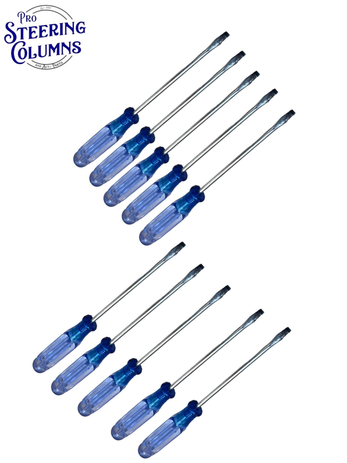 Mini Flathead Screwdriver Magnetic 10 Pieces Small New