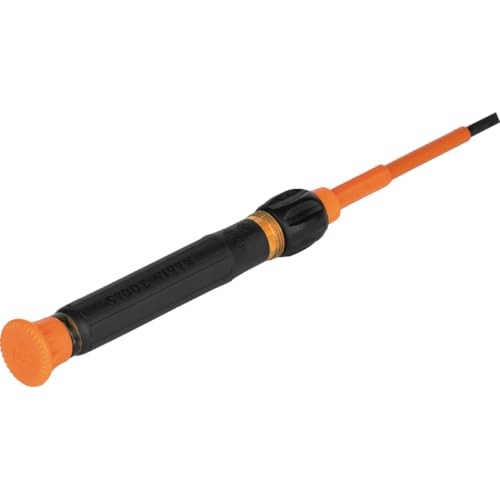 Klein Tools Insulated Precision Screwdriver Set 1000V Cushion Grip Black Orange
