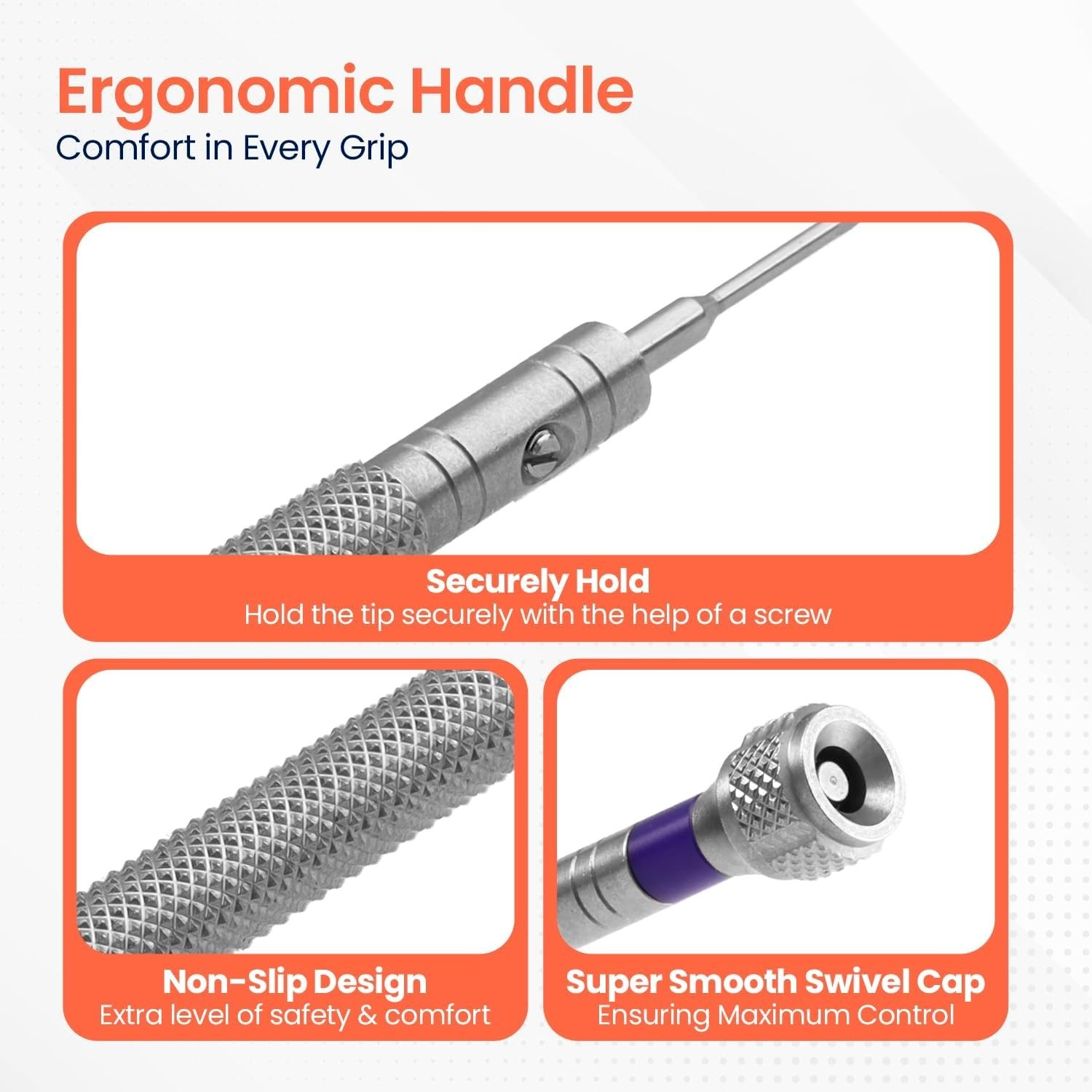Versatile 10-Piece Stainless Steel Screwdriver Set – Repair Watches & Glasses