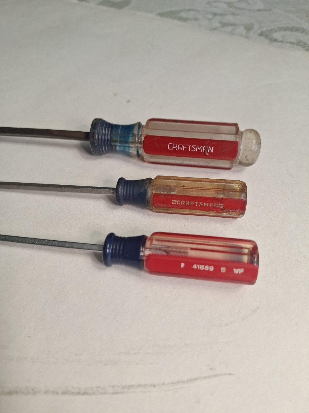 Craftsman Screwdrivers Long Reach 12″ Long 3/8″ #41582.. 2-#41589 See Photos FF