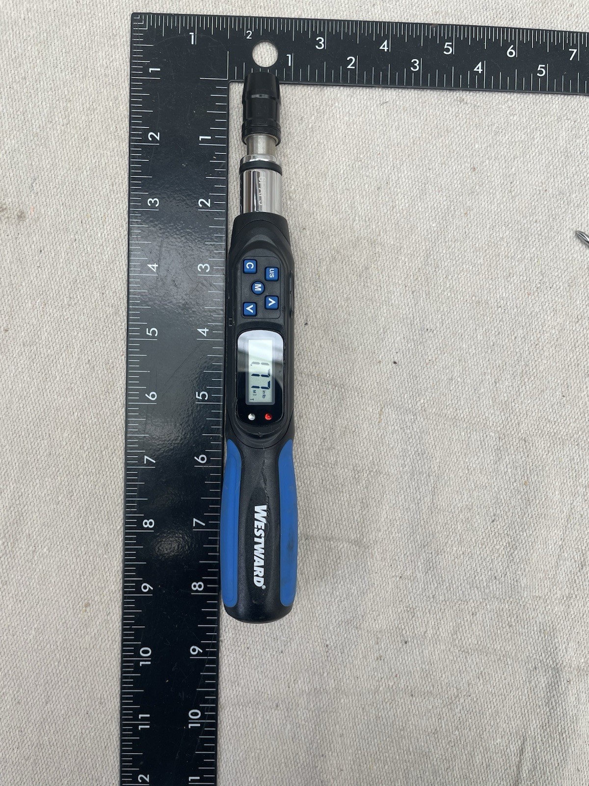 Westward 6Paf5 Torque Driver, 1/4″, 1.77 To 35.39 In.-Lb.