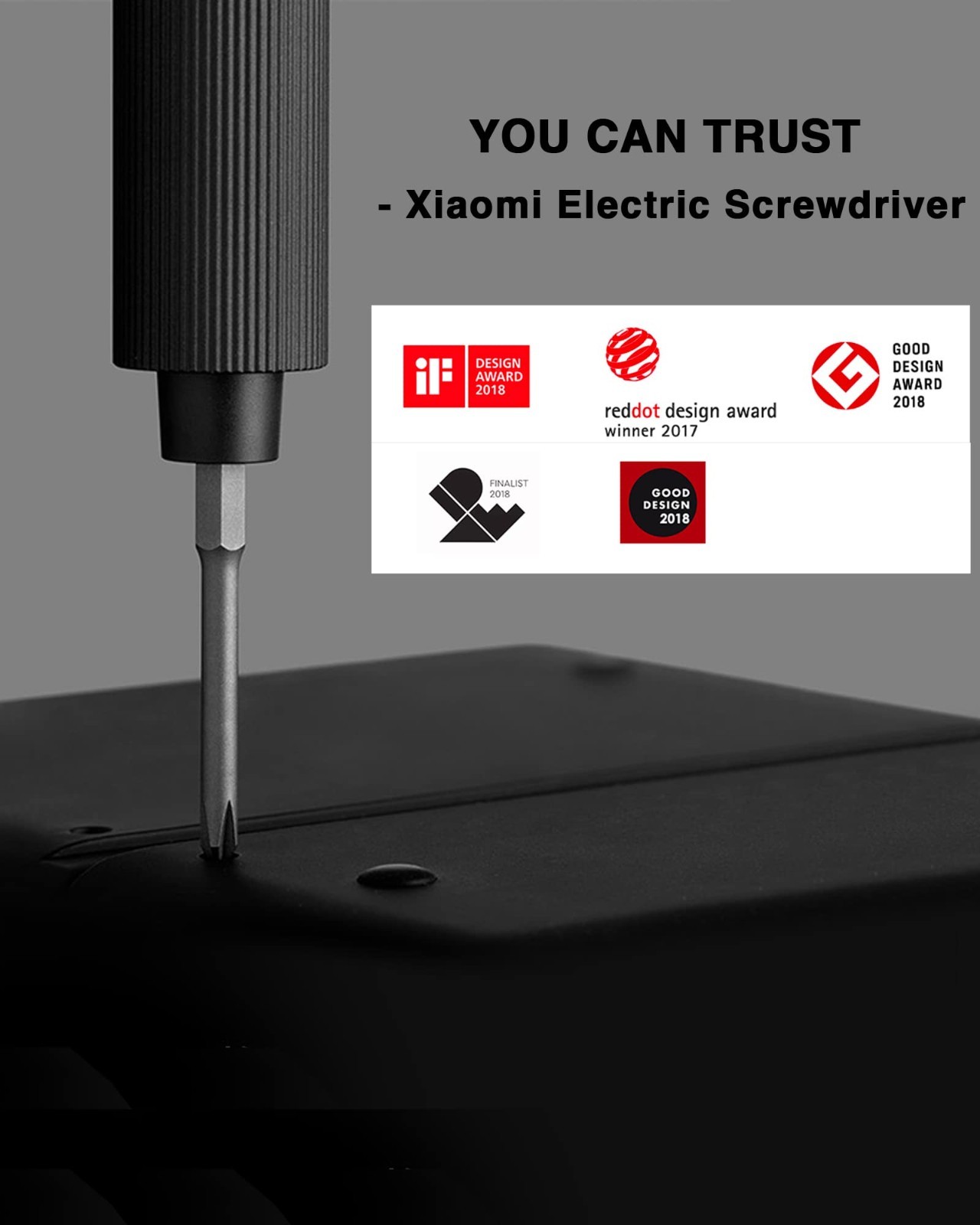 Electric Precision Screwdriver – All-Metal Gearbox, Magnetic Motor, Rechargeable