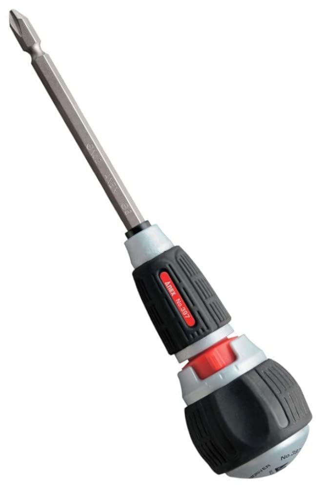 Black Gray Red 72 Ratchet Gears Screwdriver Heavy Duty Magnetic Bit Handle