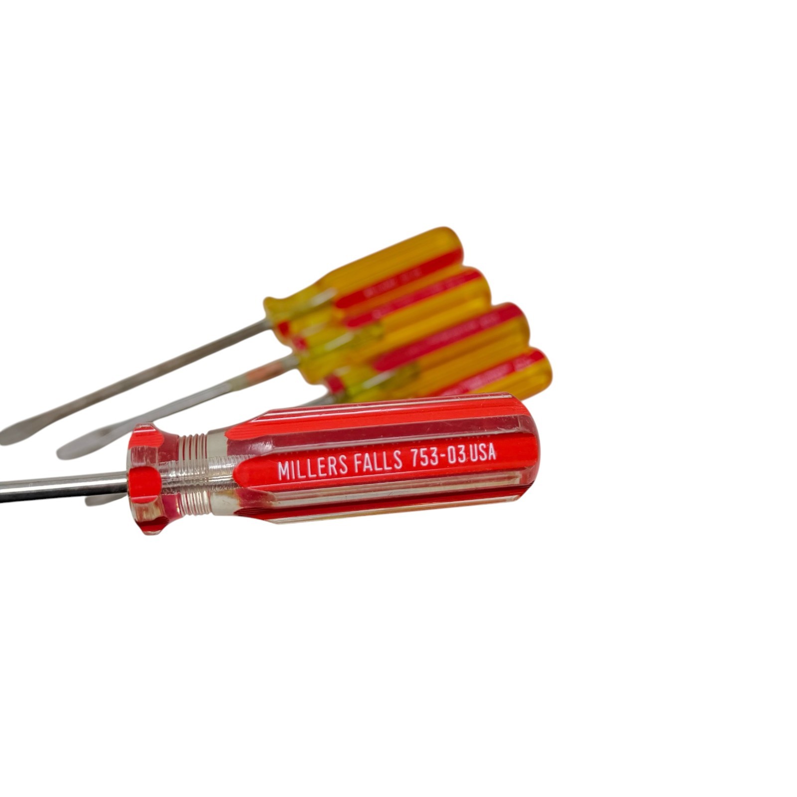 Williams, Millers Falls, Amscoand Assorted Mixed USA Screwdriver Set Rare, 5pc