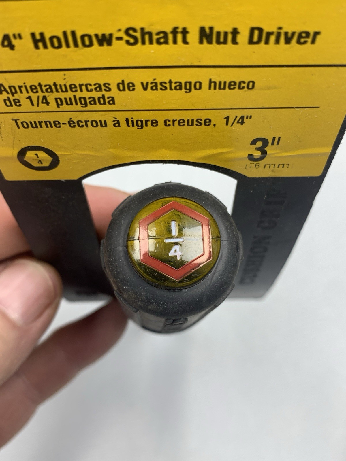 Klein Tools 630-1/4 1/4-Inch Nut Driver 3-Inch Shaft Cushion Grip