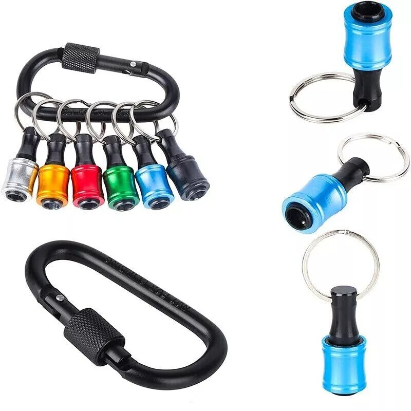 1/4″ Hex Shank Quick Release Keychain Screwdriver Drill Bit Holder Bit Set 28PCS