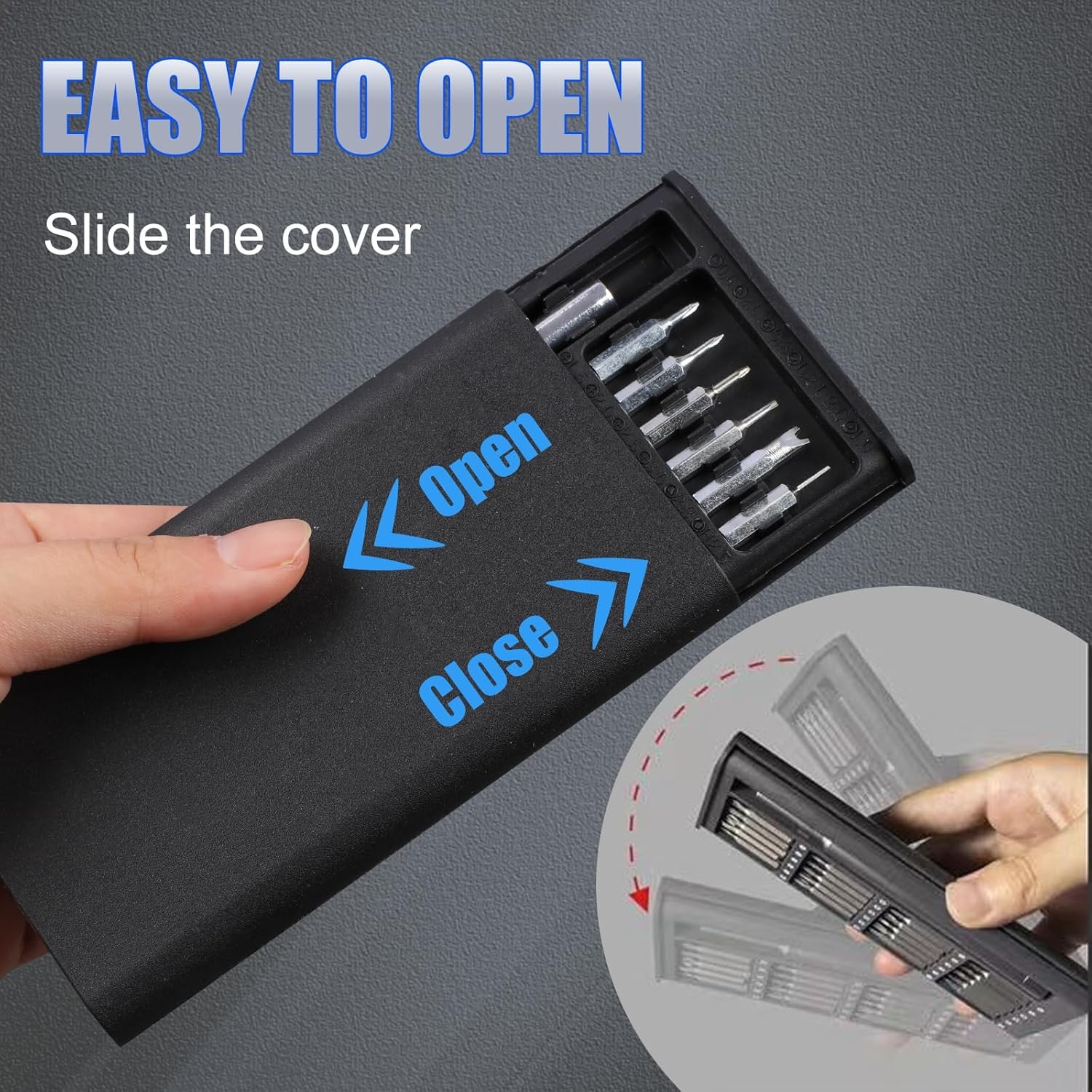 25 in 1 Precision Screwdriver Set S2 Steel Bits Mini Repair Kit for Laptop Phone