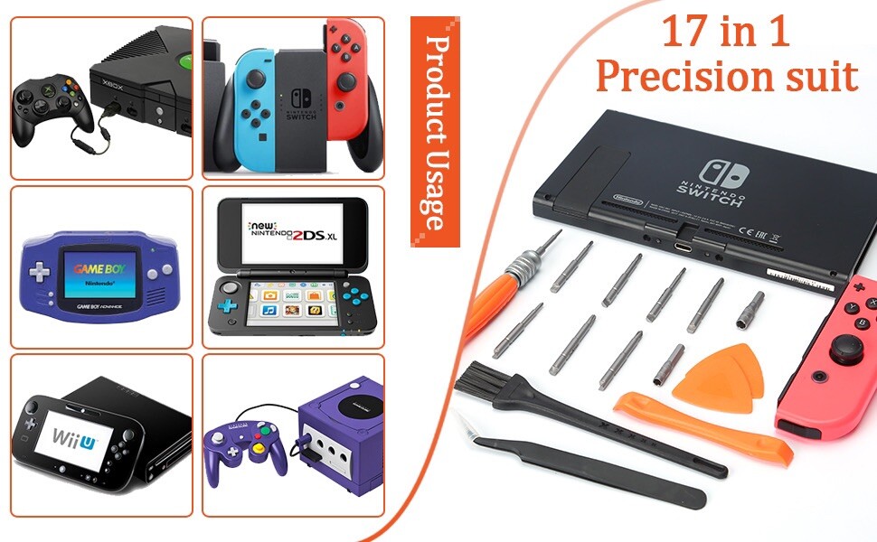 For Nintendo Screwdriver Triwing & Phillips Wii/U GBA SP Gameboy Advance Switch