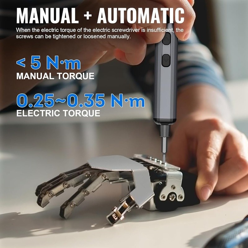 Mini Electric Screwdriver Set 72 in 1 W/ Rechargeable Battery & Precision Bits