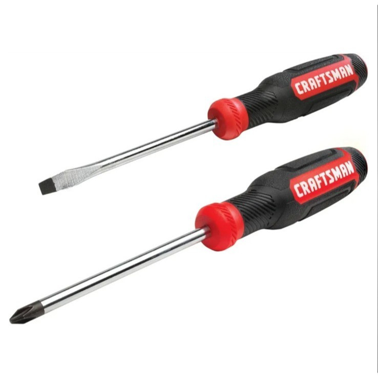 CRAFTSMAN Screwdriver Set, Bi-material, 2 Piece (CMHT65072N)