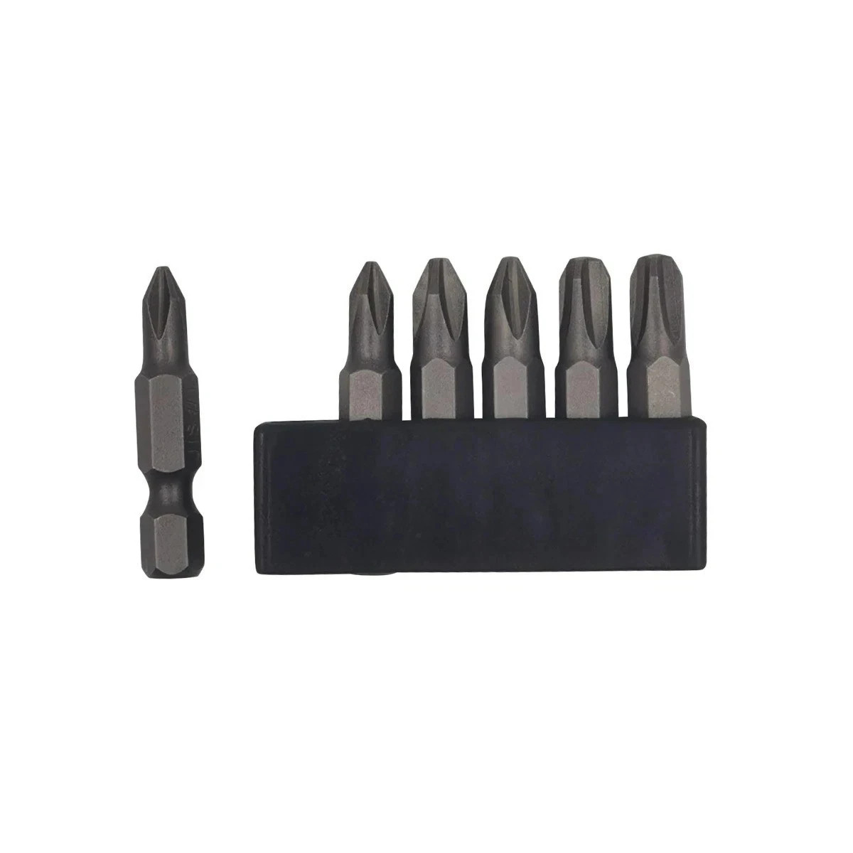 6Pcs 35Mm JIS Screwdriver Bit Set with Magnetic Tip, 1/4 Hex Shank, S2 Alloy_Ste