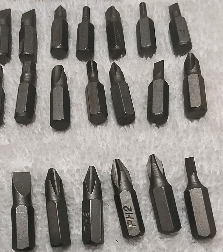 34pc ASSORTED SIZES HEX DRIVER BIT SET