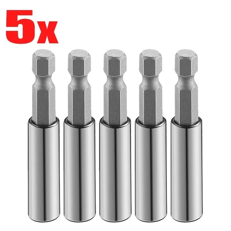 Magnetic Screwdriver Bit Holder Extension Rod Hex Shank Tool 1/10PCS