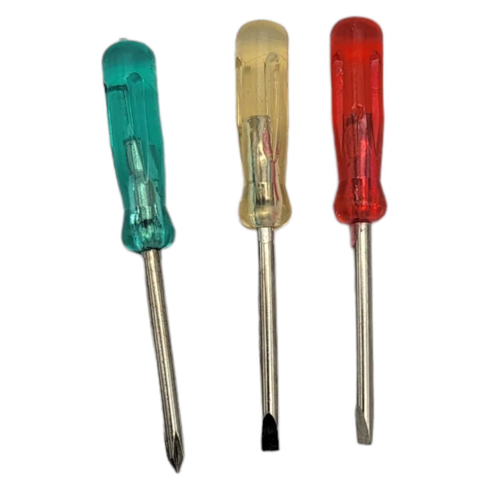 Mini Screwdriver Set Keychain with 3 Tools (2.5″) Miniature Metal Screw drivers