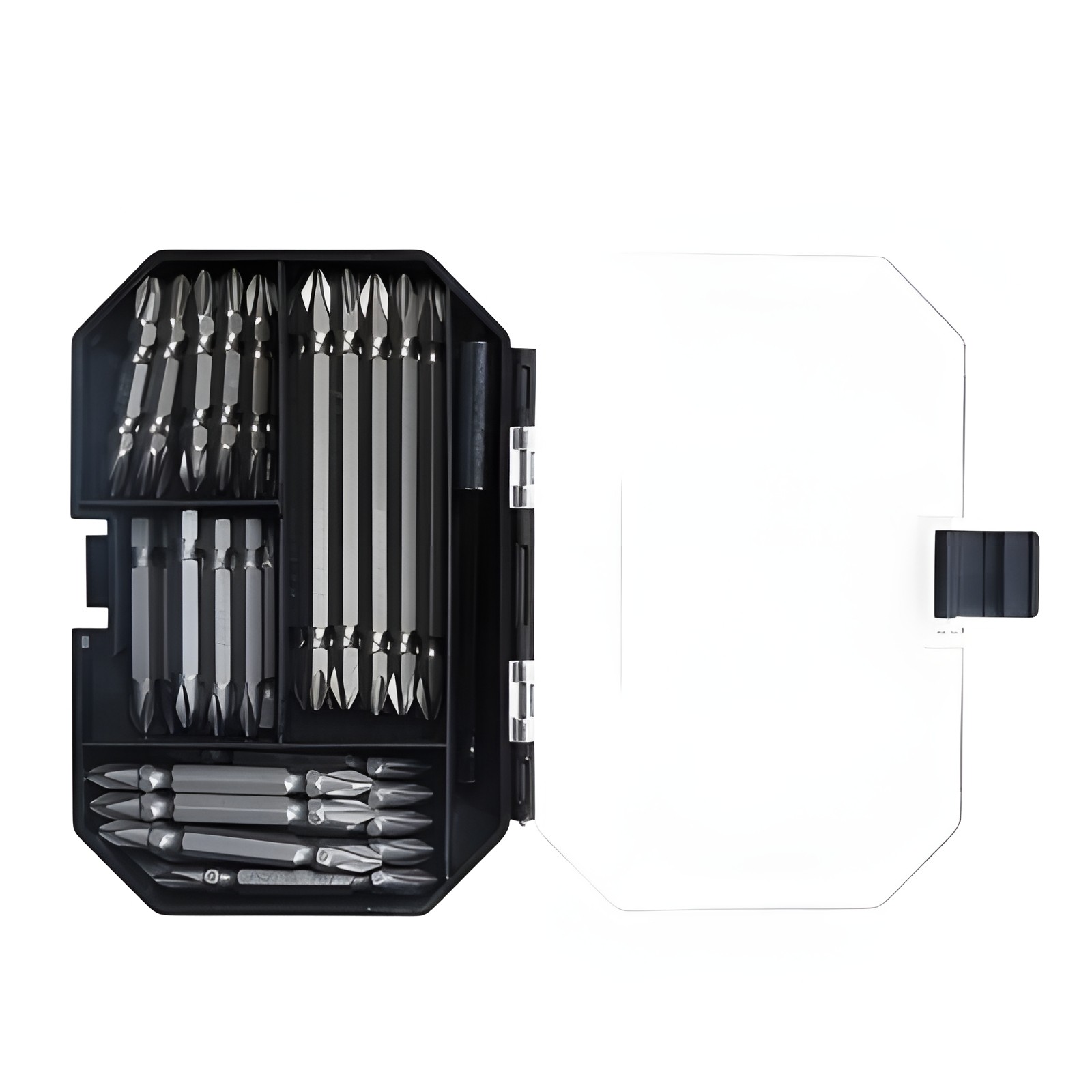 41-Pc Double Ended Screwdriver Bit Set Phillips Slotted Magnetic 1/4″ Hex Drive