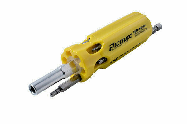 PICQUIC HEX-Calibre SAE Multi Bit Driver with 7- SAE Hex Key Powerbits #88151