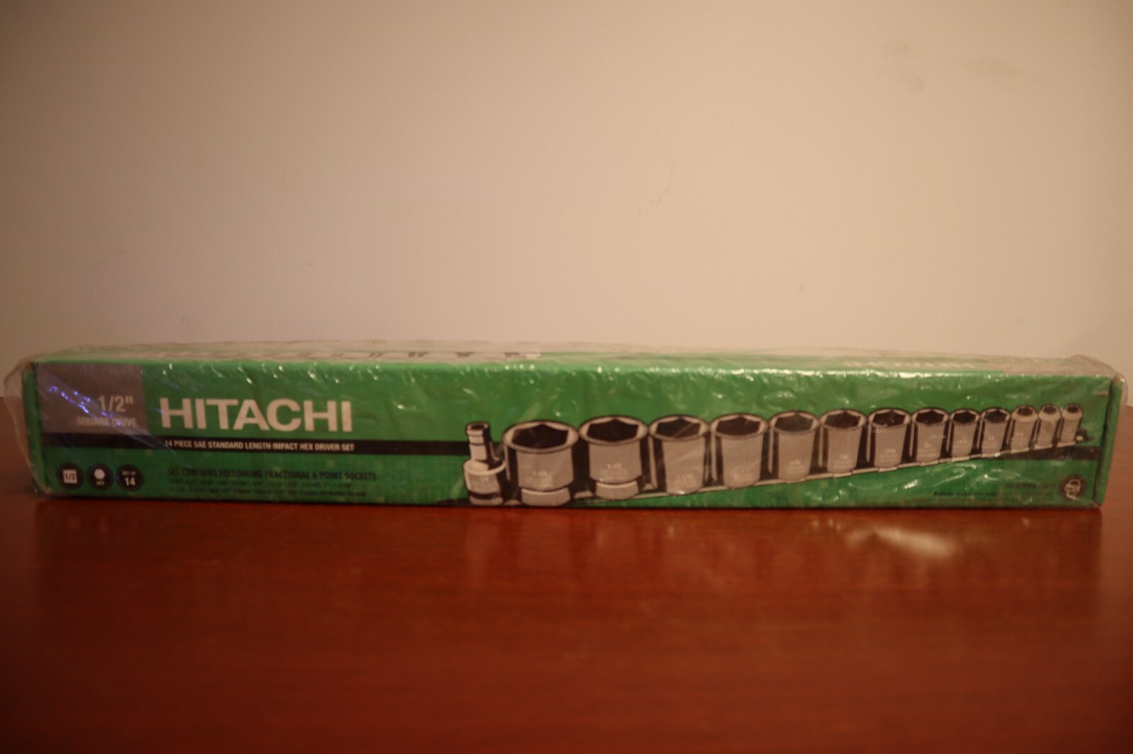 Hitachi 14 Piece Sae Standard Length Impact Hex Driver Set