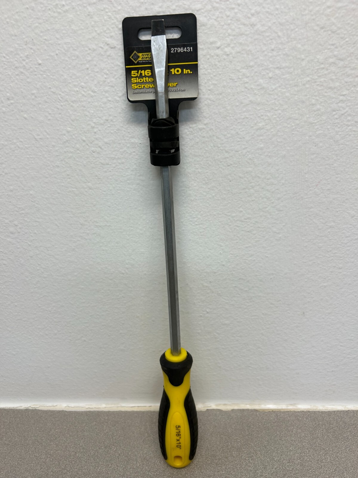 Steel Grip 2796431 5/16 in. X 10 in. L Slotted Screwdriver