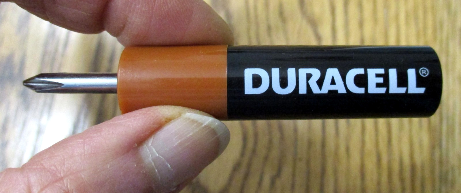 VTG Duracell Promo Battery 2 in 1 Pocket Screwdriver Philips & Flathead 3″ Small