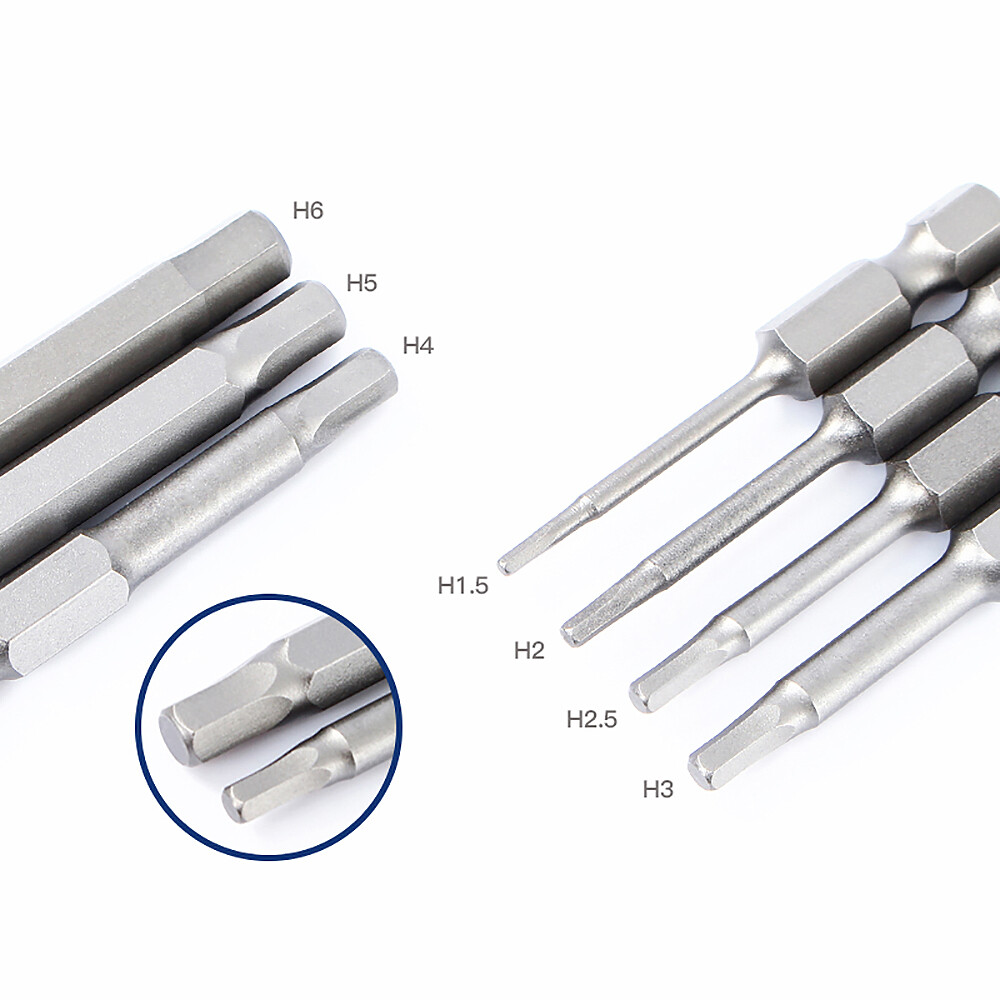 Hex Key Allen Bit Set Quick Change Connect Impact Driver Power Drill 50/65/100mm