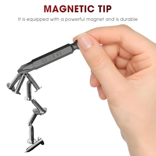 6-Piece Magnetic JIS Screwdriver Bit Set for Japanese Car, Motorcycle & Related