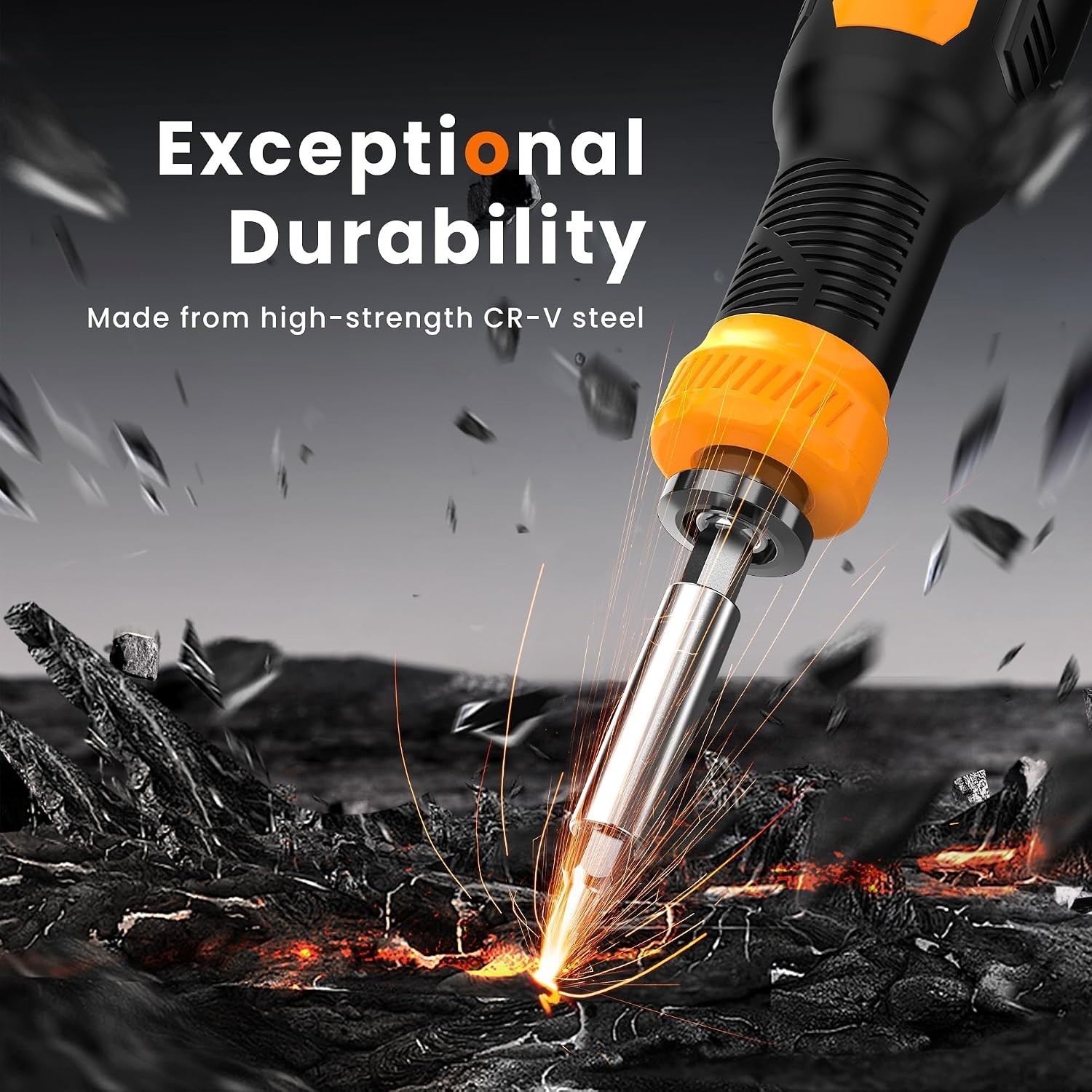 25-in-1 Magnetic Multitool Screwdriver with Ergonomic Grip for Everyday Repairs