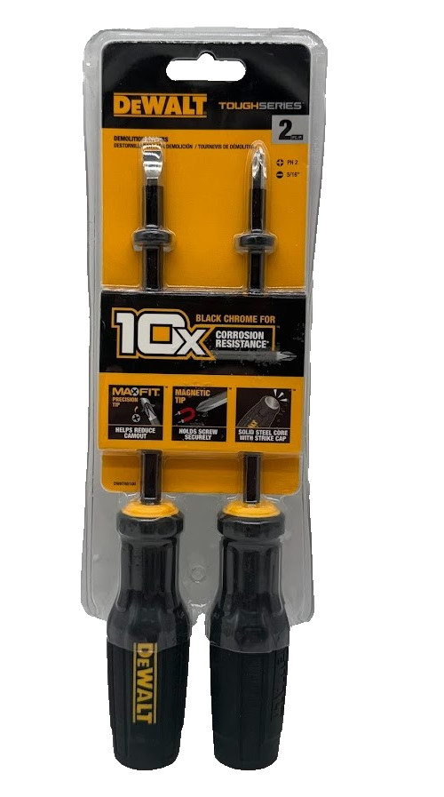 DEWALT TOUGHSERIES Demolition Combination Screwdriver Set (2-Piece)
