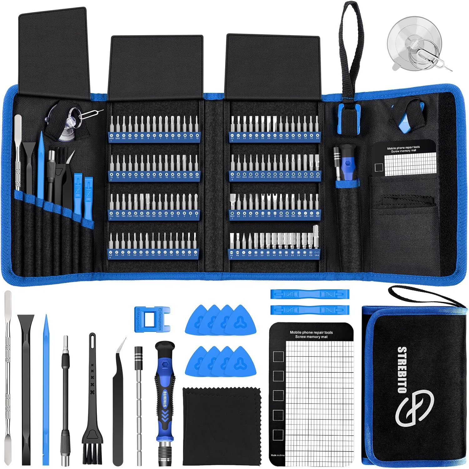 NEW Electronics Precision Screwdriver Set 142-Piece 120 Bits Magnetic Repair Kit