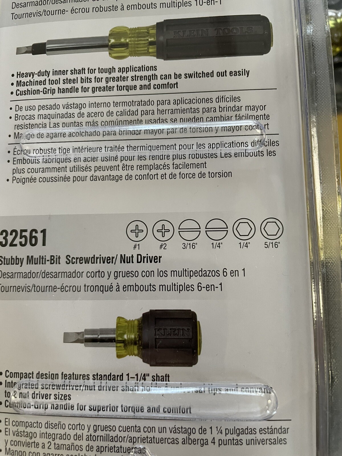 2X Klein Tools 85514 Bonus Pack Multi-Bit Driver Set – 32581 32557 32561