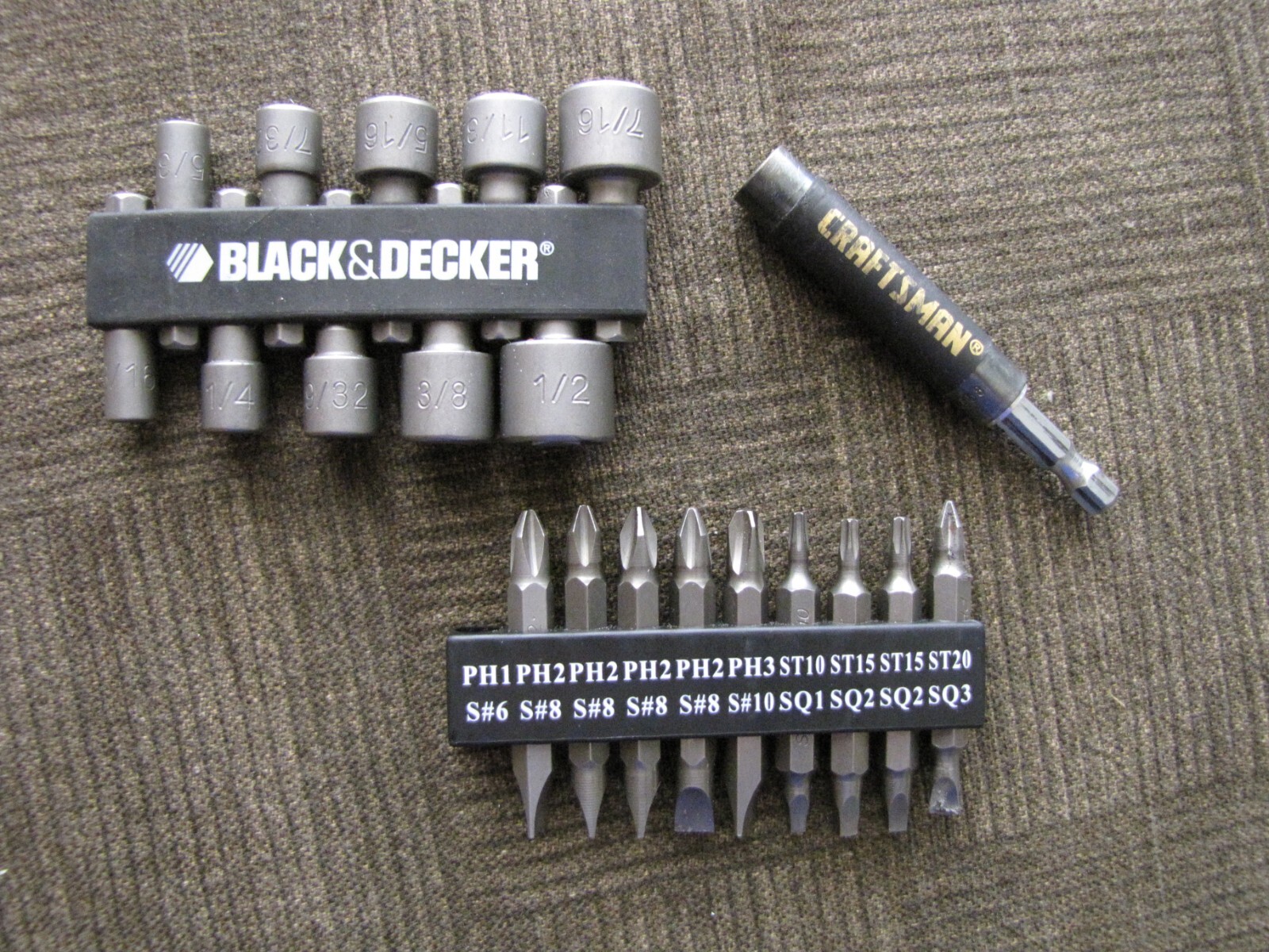MIX 9-pc Magnetic Screwdriver Set plus Nut Drivers in Various Sizes SEE PHOTOS