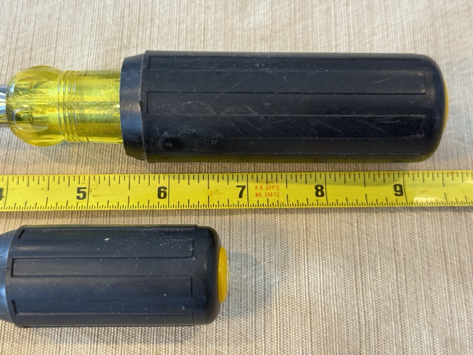 Vintage Klein Tools 5/16 And 5/8 Set Of 2 Nut driver 630 Made In USA