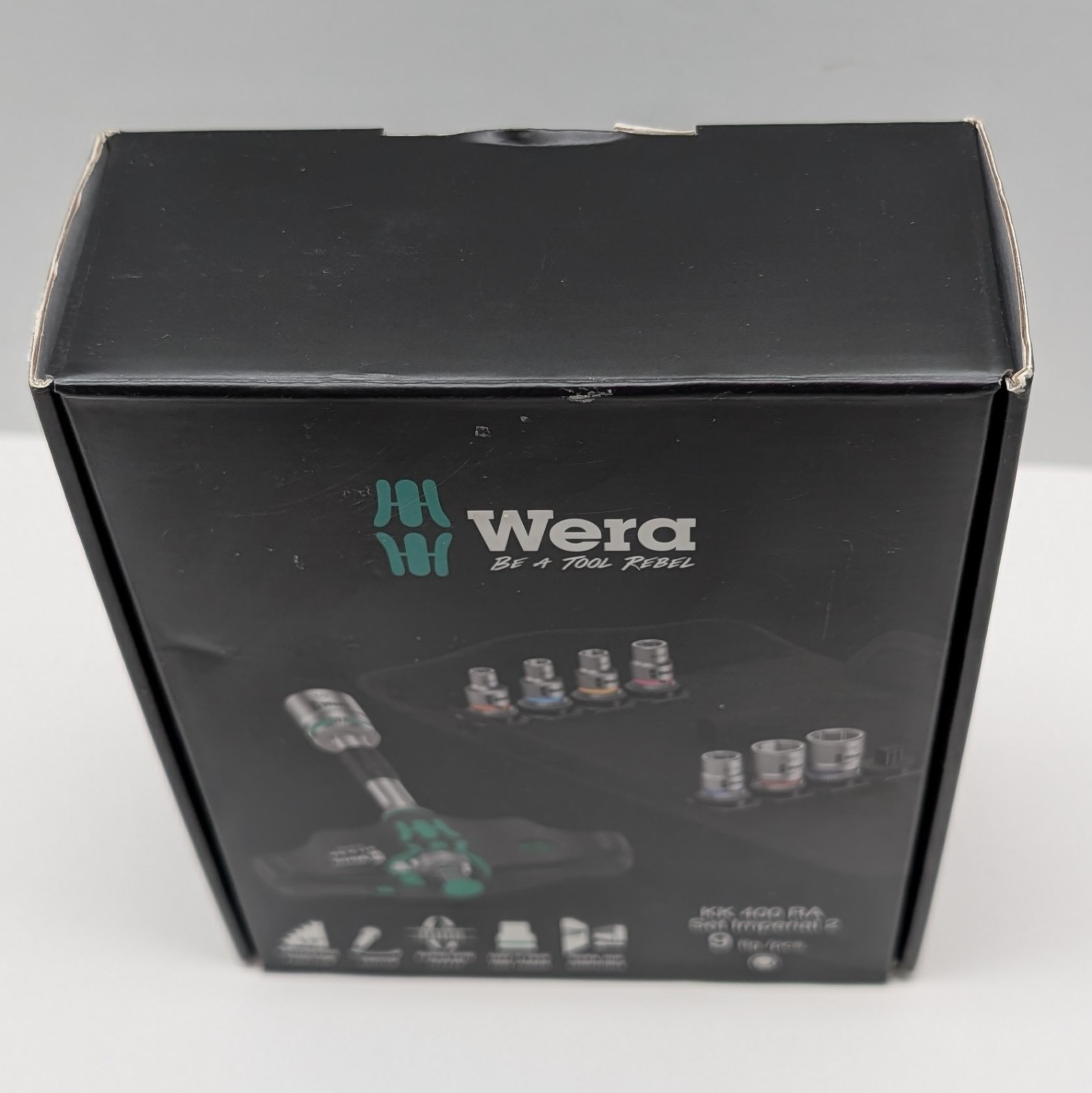 Wera Kraftform Kompakt 400 RA Set Imperial 2 Ratcheting T-Handle 05057474001