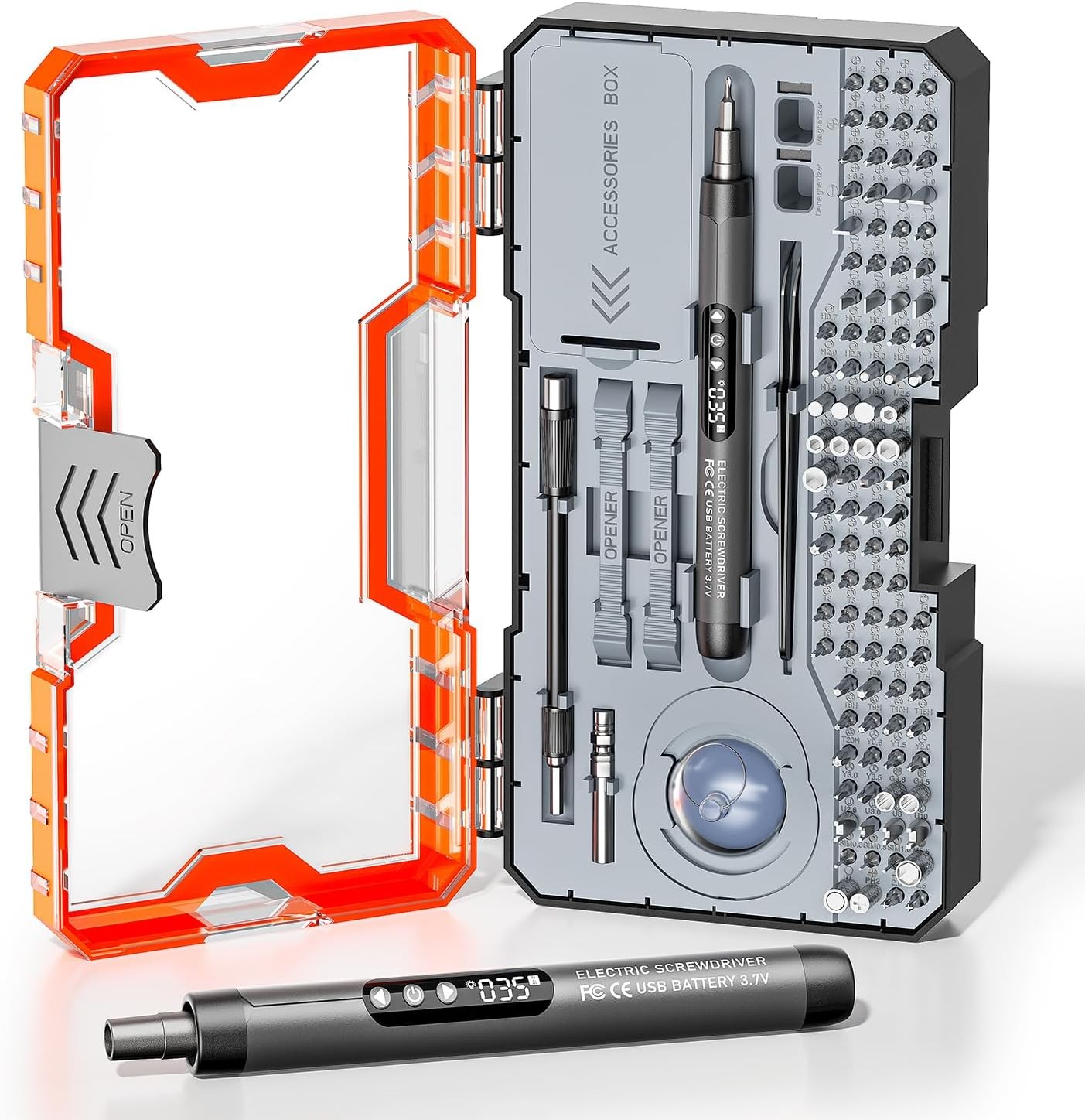 120 in 1 Electric Precision Screwdriver Set Magnetic Tool Kit for PC RC DIY