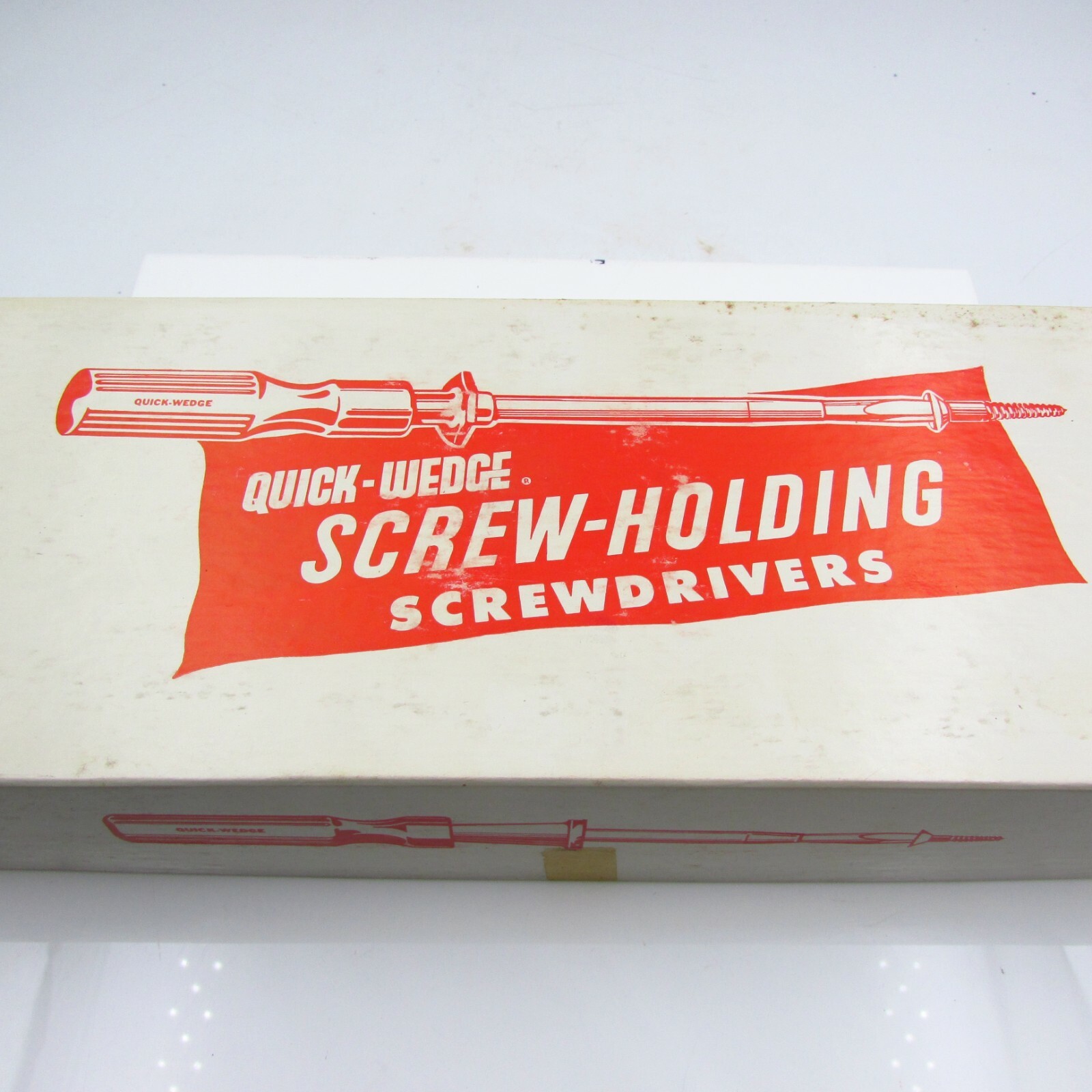 Vintage Quick-Wedge 1836 Flat Blade Screw Holding Screwdriver 3/16 X 6 USA MADE