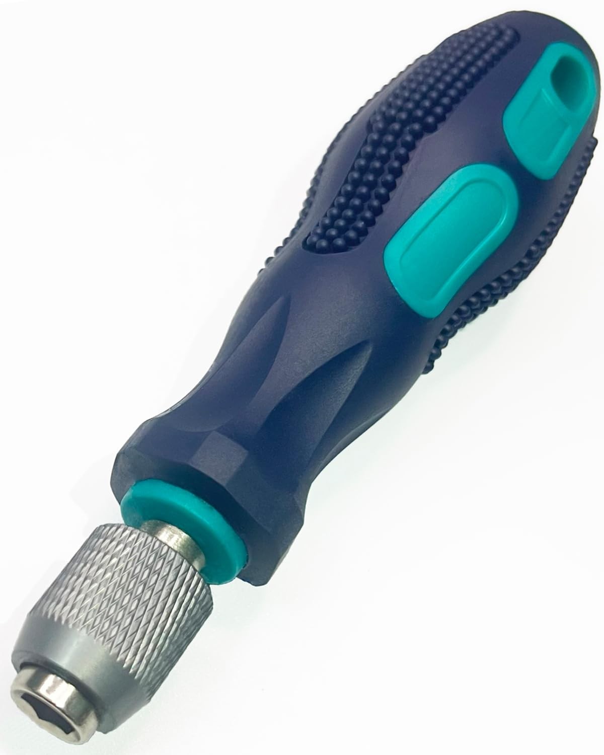 1/4″ Bit Driver Handle, 1/4 inch Hex Quick Release Green + Blue