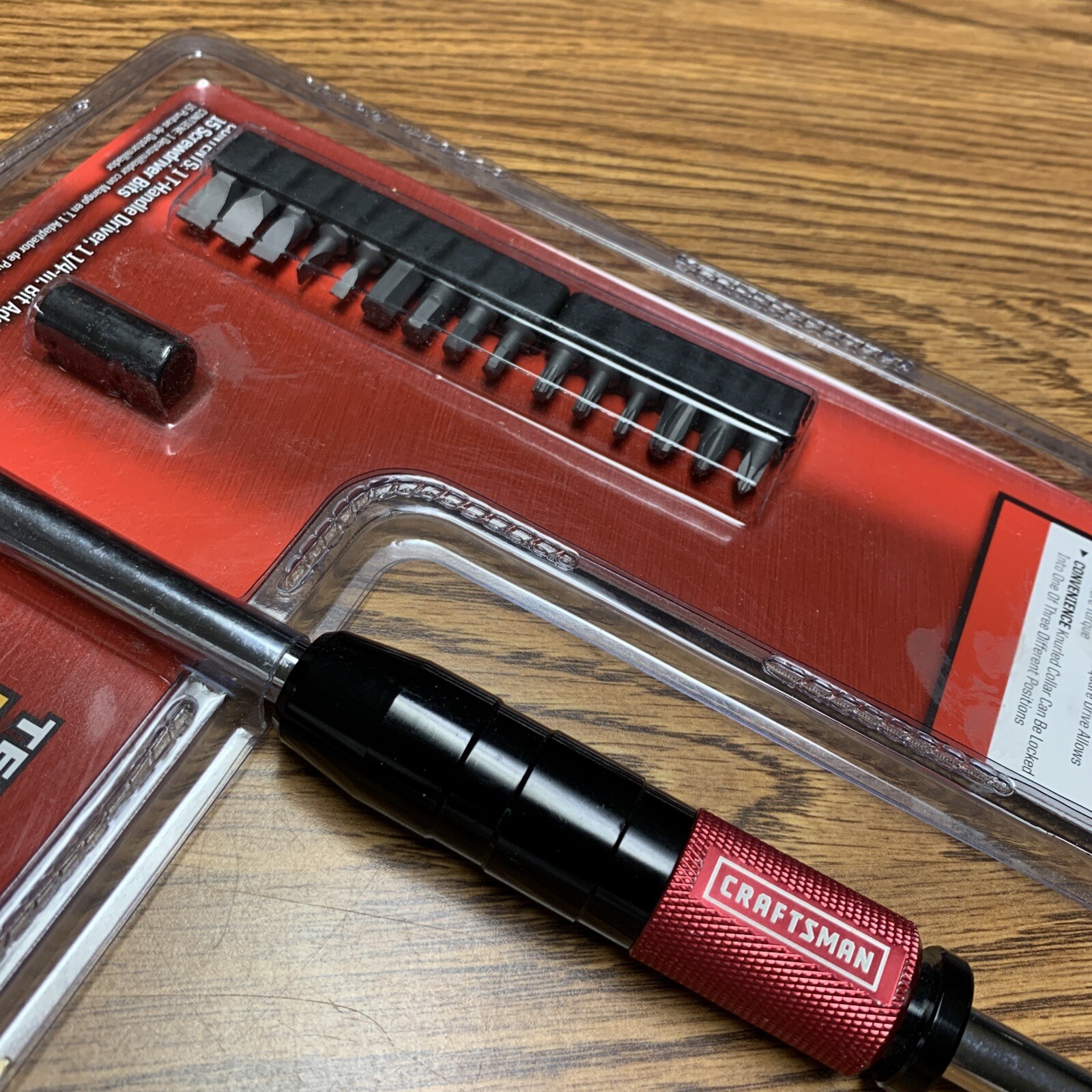 CRAFTSMAN 948025 17 Pieces 1/4″ T-Handle Driver and Bit Set