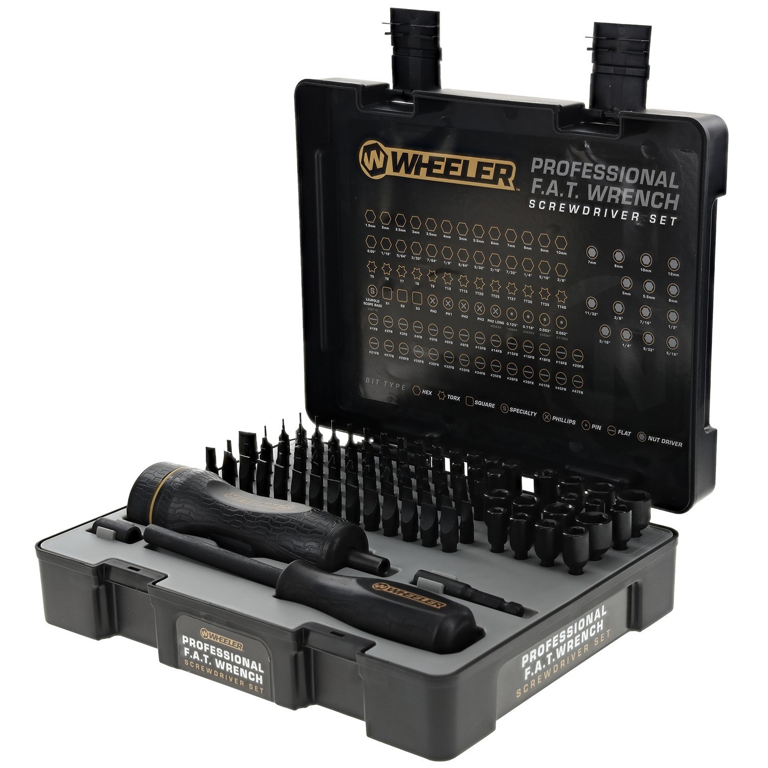 Wheeler 100-Piece Professional F.A.T. Wrench Screwdriver Set w/ Case #4001004