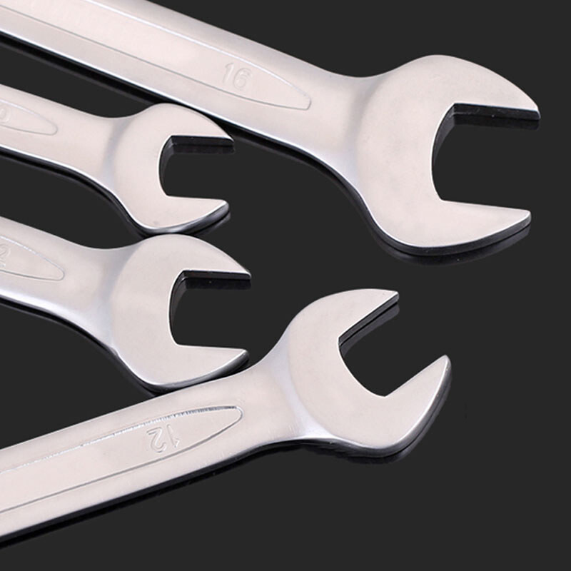5.5mm-21mm Double Open Ended Combination Spanner Wrench Metric Repair Hand Tools