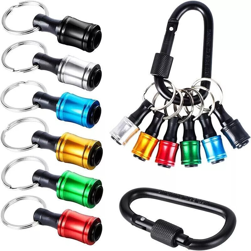 1/4″ Hex Shank Quick Release Keychain Screwdriver Drill Bit Holder Bit Set 28PCS