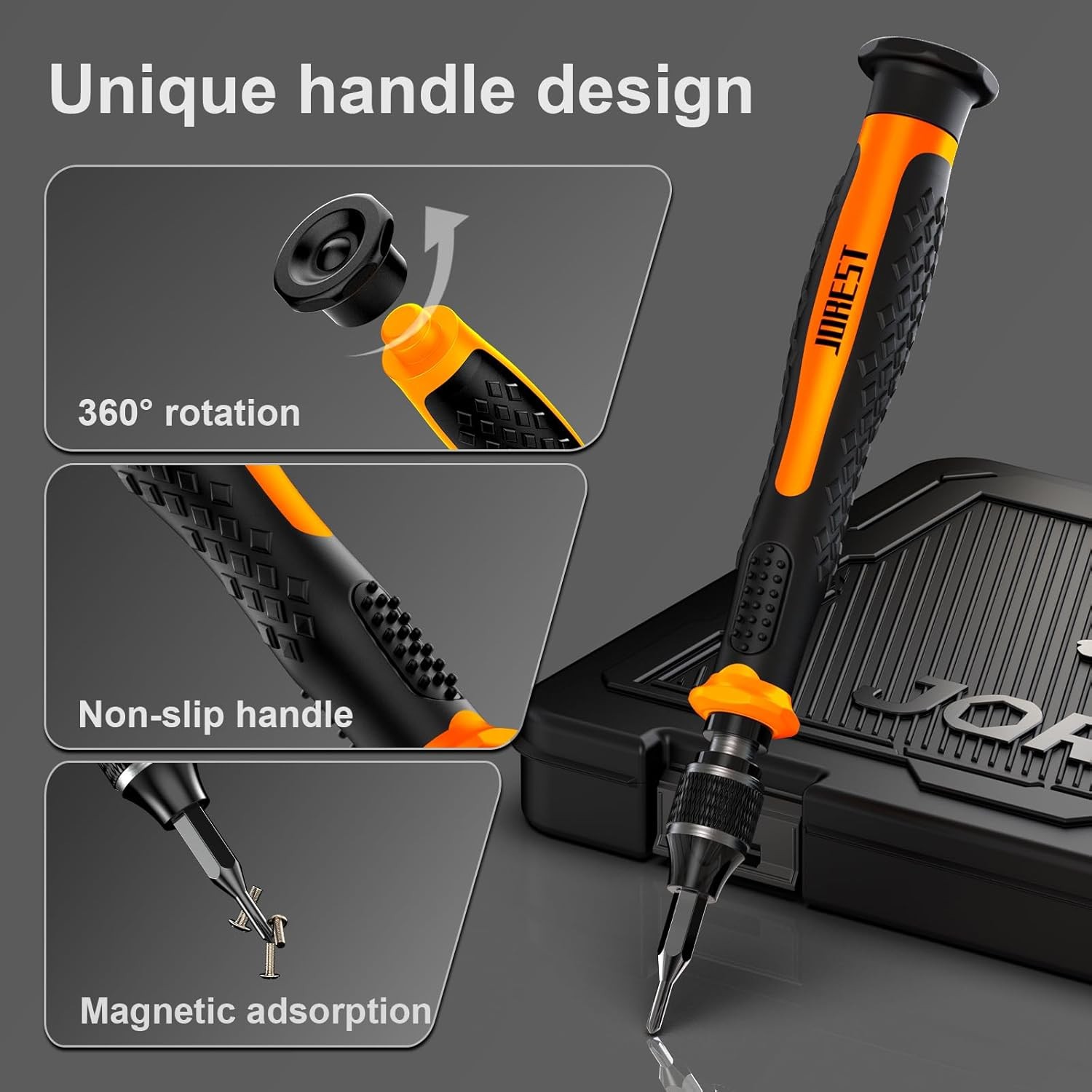 JOREST 38Pcs Small Precision Screwdriver Set, Tool Gifts for Men, Christmas Gift