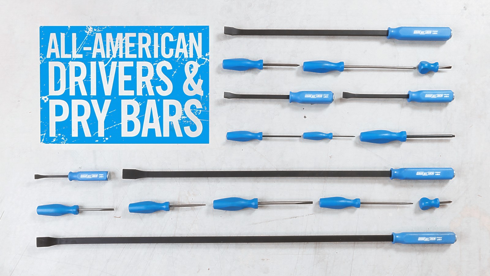 2 Piece Demolition Screwdriver Set Phillips #2 Slotted 1/4 Inch 6 Inch Heavy
