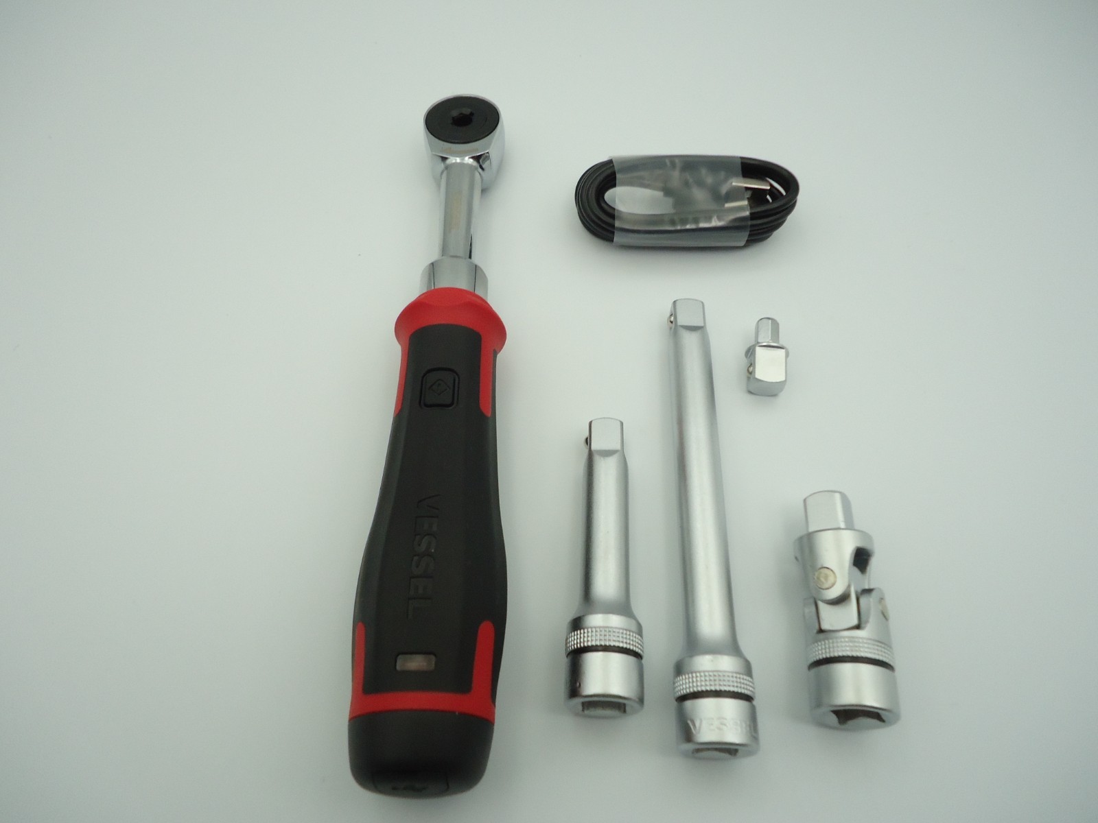 VESSEL 400ER3-1M Electric Ratchet Set USB-C Rechargeable 31pcs Japan Tool